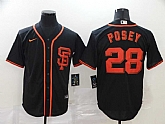 Giants 28 Buster Posey Black 2020 Nike Cool Base Jersey,baseball caps,new era cap wholesale,wholesale hats